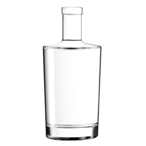 Transparente Flasche Neos 1,0 Liter mit Korkverschluss