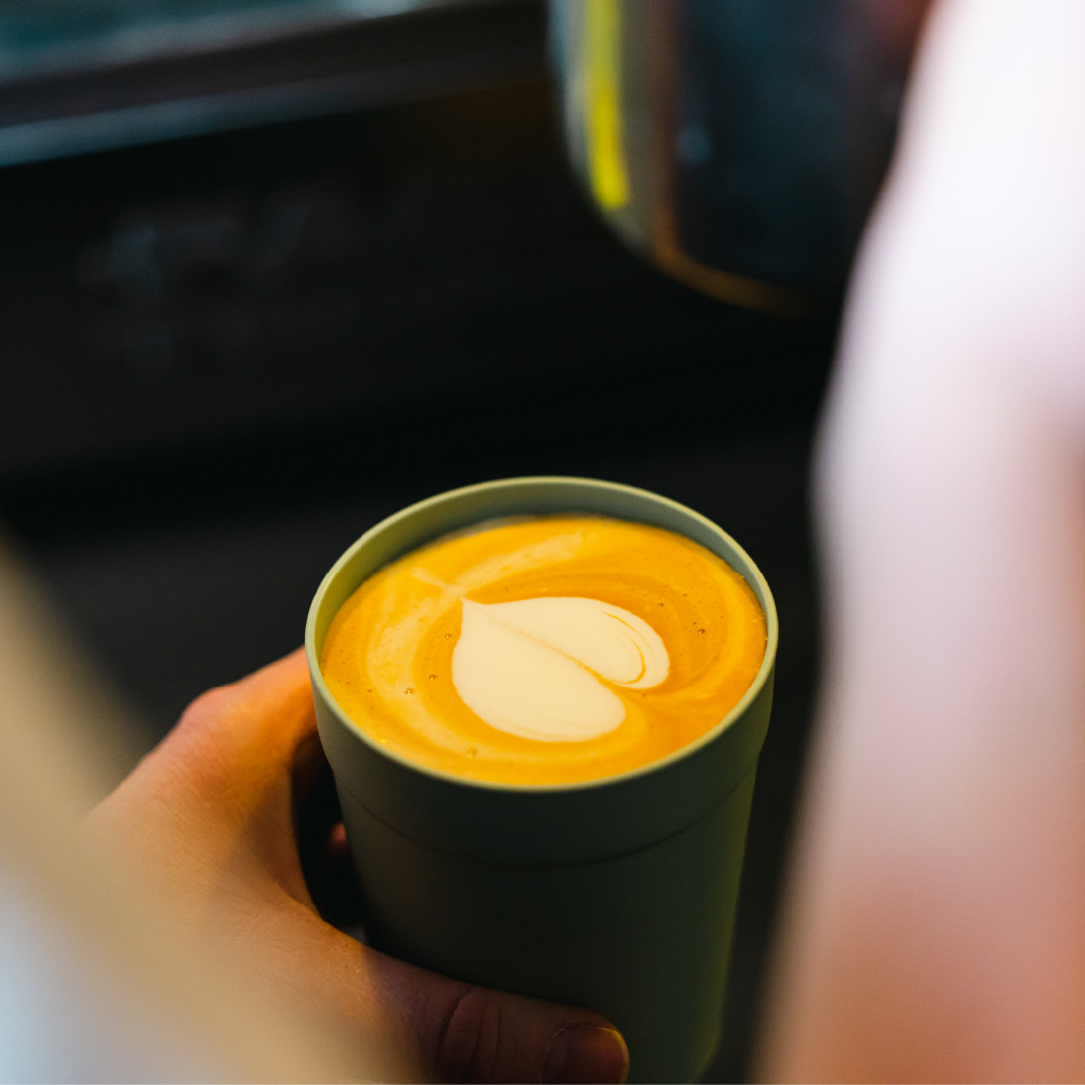 Eva Espressotasse bedrucken lassen, Farbe gemischt