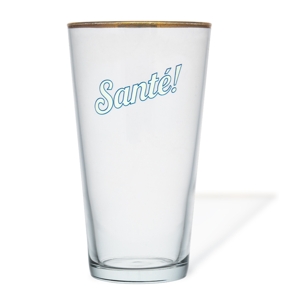 Konische Biergläser