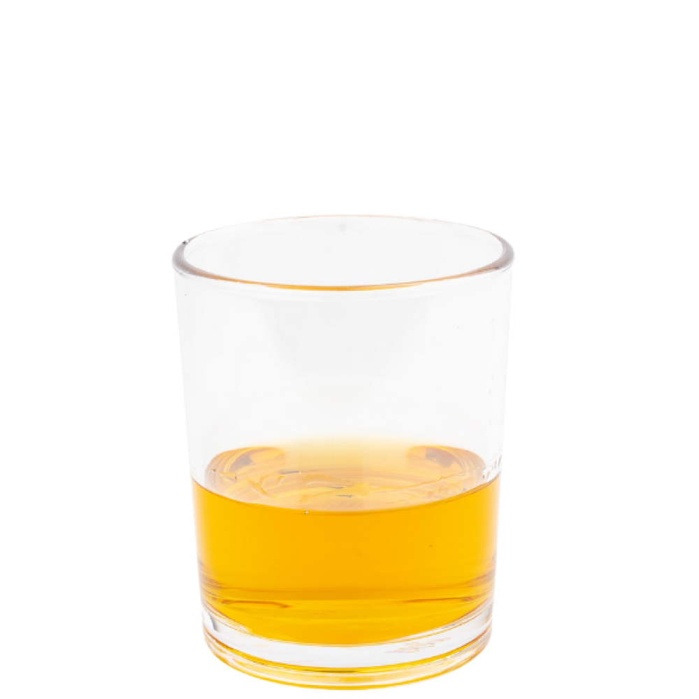 Plastikbecher 23 cl. mit transparenter Farbe und Möglichkeit der Gravur, Farbe gemischt
