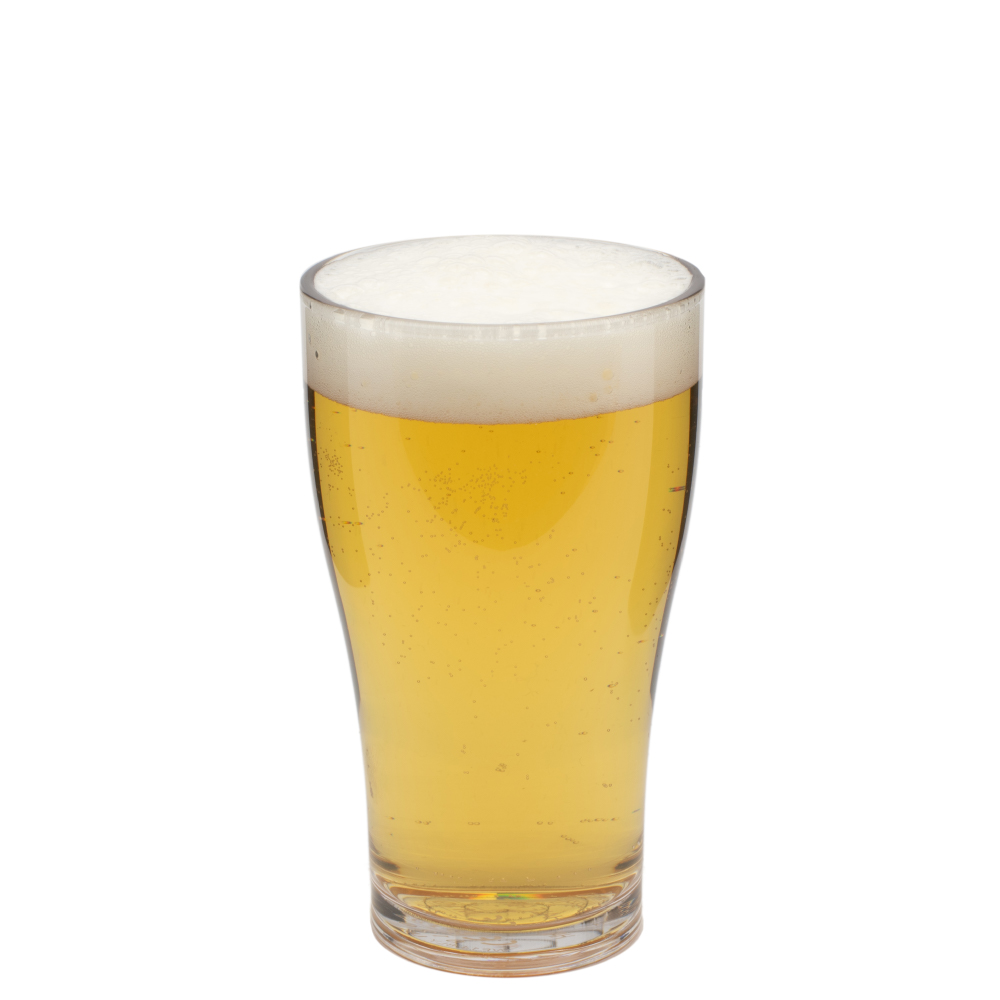 Plastik Bierglas Viking von 28 cl. eignet sich zum Bedrucken und Gravieren von Logos., Farbe gemischt