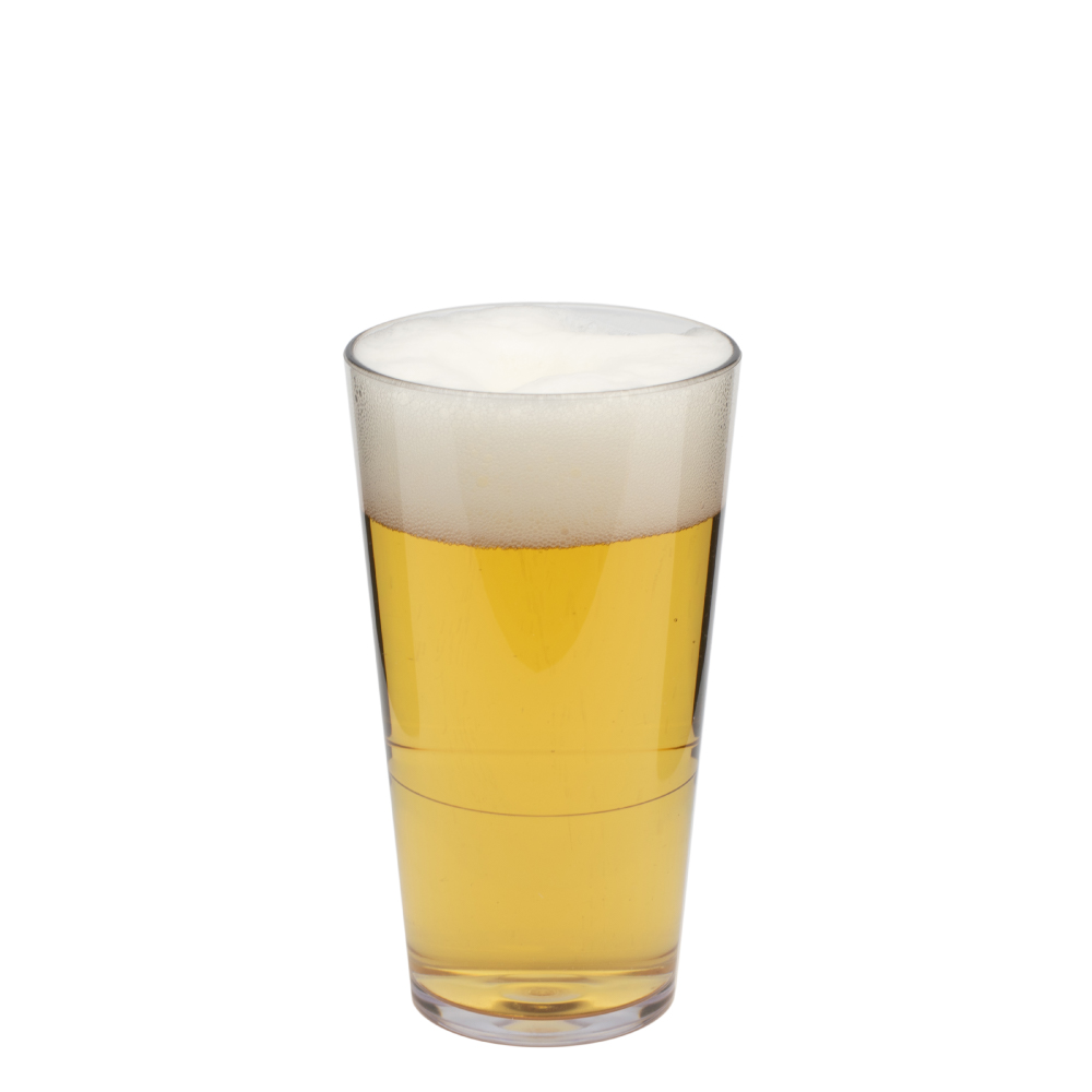 Kunststoff-Bierglasvase Heavy mit Druck- oder Gravurmöglichkeit, Farbe gemischt