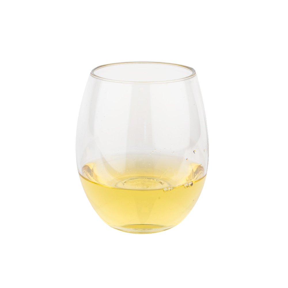 Dieses transparente Kunststoffglas Rondo 40 cl. ohne Stiel eignet sich zum Drucken und Gravieren von Bildern, Farbe gemischt