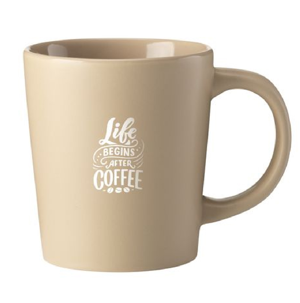 Becher Ponti mit Beige Farbe und 25 cl Fassungsvermögen mit Druckmöglichkeit Becher Ponti mit Beige Farbe und 25 cl Fassungsvermögen mit Druckmöglichkeit