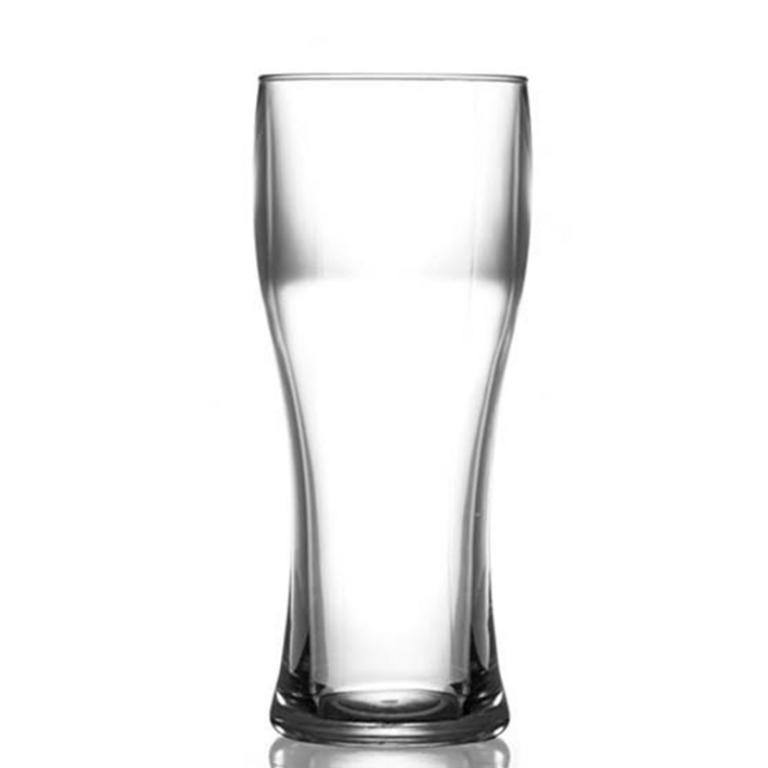 BARCRAFTERS Bierglas 0,5 L – 2x Premium Kunststoff, Mehrweg, Goaß-Design Für Weizenbier