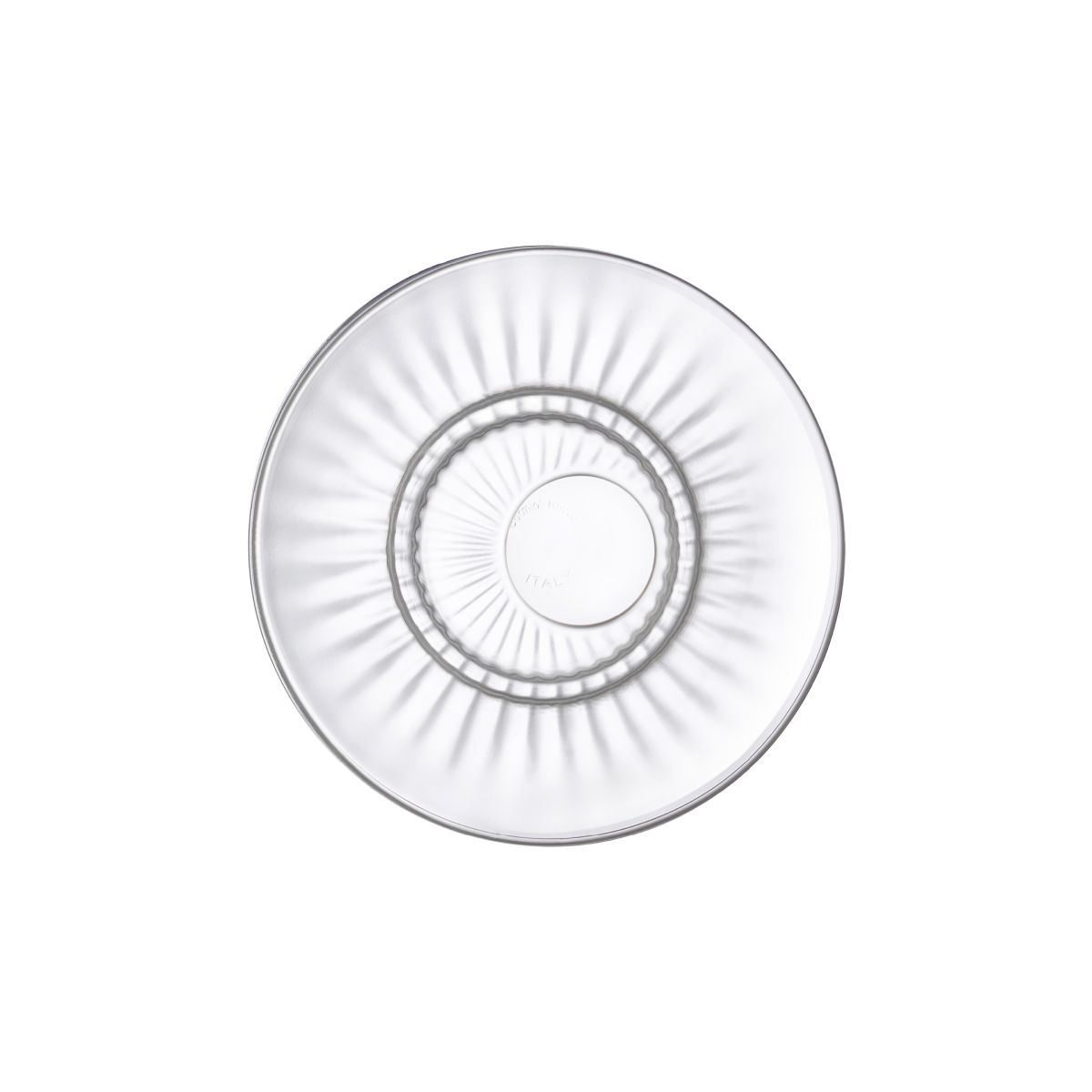 Vorderansicht der Barshine Espresso Tasse 14 cm aus Klarglas mit leicht erhöhtem Rand.