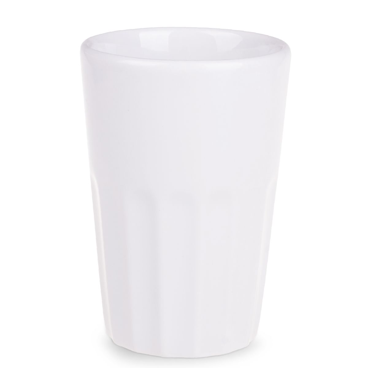 Vorderansicht des Noble Becher 36 cl. aus Porzellan mit hoher Wandstärke und großzügigem Fassungsvermögen.