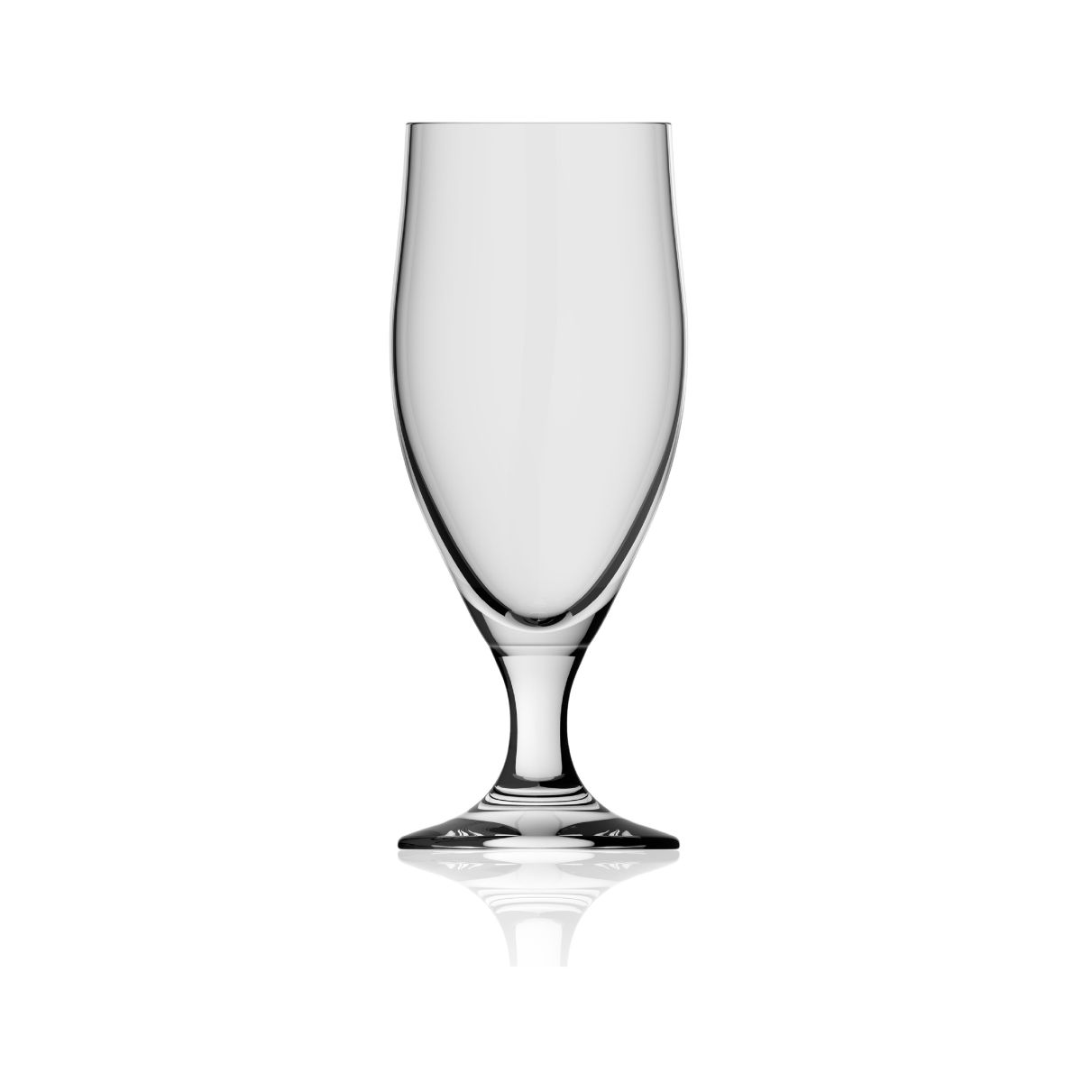 Bierglas Avano 33 cl. aus transparentem Glas, Vorderansicht ohne Aufdruck