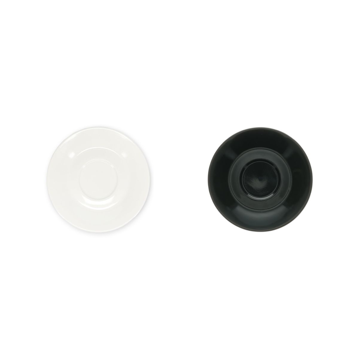 Farbübersicht über alle Varianten der Baristo Kaffeeuntertasse 15,5 cm aus Porzellan.