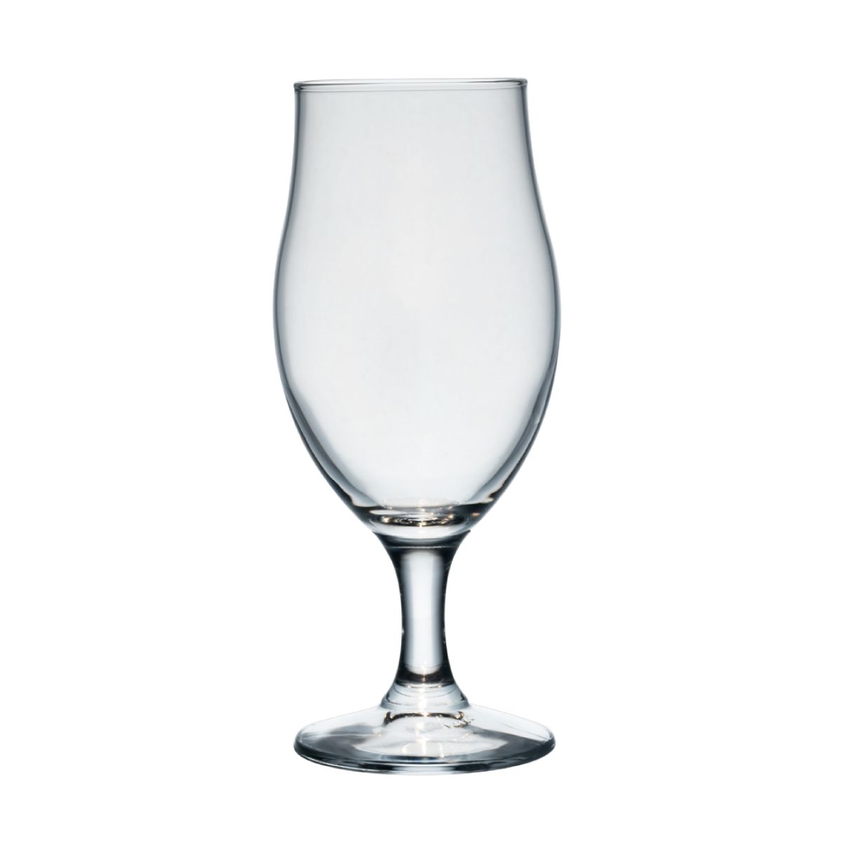 Bierglas Executive 38 cl. transparentes Glas, Vorderansicht ohne Aufdruck