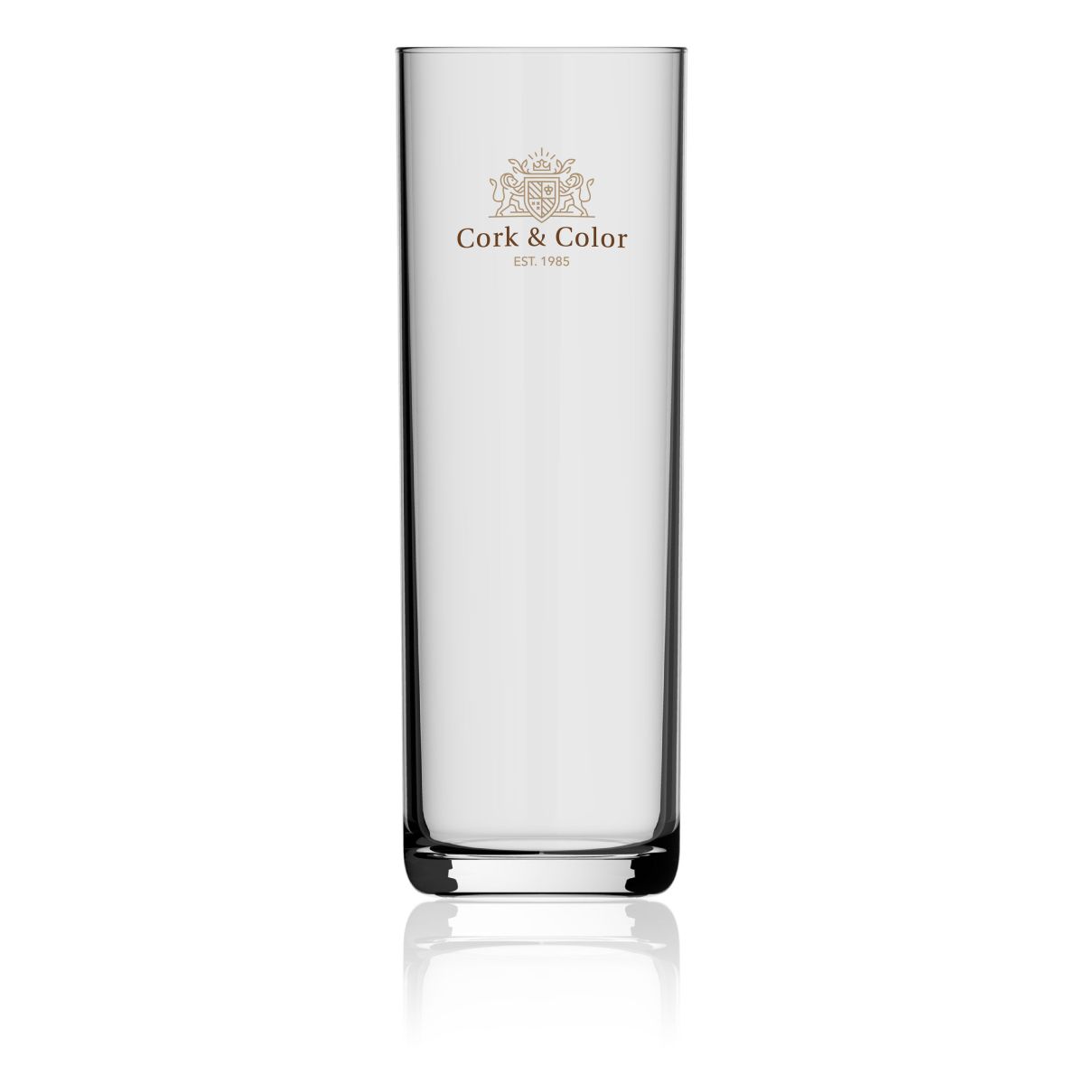 Bierglas Kölsch 50 cl. mit mehrfarbigem CorkColor-Logo auf der Vorderseite