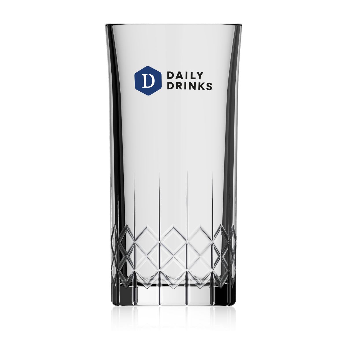Bierglas Mao 45 cl. mit mehrfarbigem DailyDrinks-Logo auf der Vorderseite