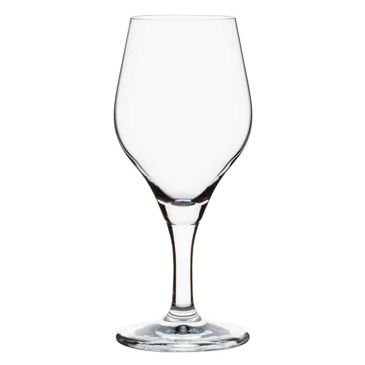 Bierglas Ronceva auf Fuß 57 cl transparentes Glas, Vorderansicht ohne Druck