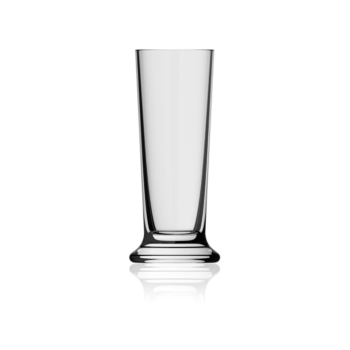Bierglas „Stange“ 25 cl, transparentes Glas, Vorderansicht ohne Aufdruck, schmal-zylindrisches BierglasBierglas „Stange“ 25 cl, transparentes Glas, Vorderansicht ohne Aufdruck, schmal-zylindrisches Bierglas