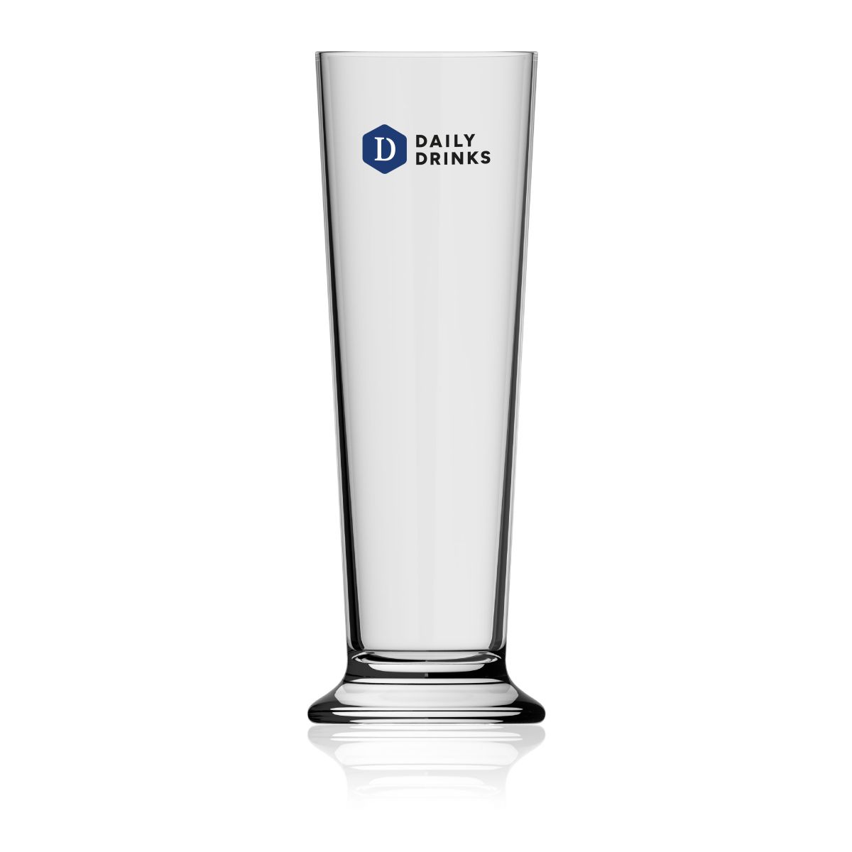 Bierglas Stange 52 cl. mit mehrfarbigem DailyDrinks-Logo auf der Vorderseite