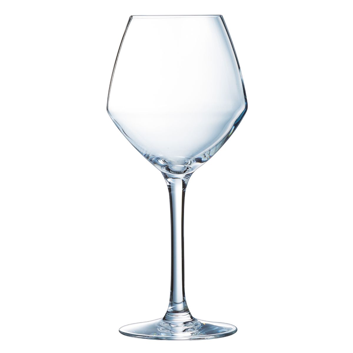 Cabernet junges Weinglas von 58 cl. gerade von vorne in klarem Glas angezeigt. Cabernet junges Weinglas von 58 cl. gerade von vorne in klarem Glas angezeigt.