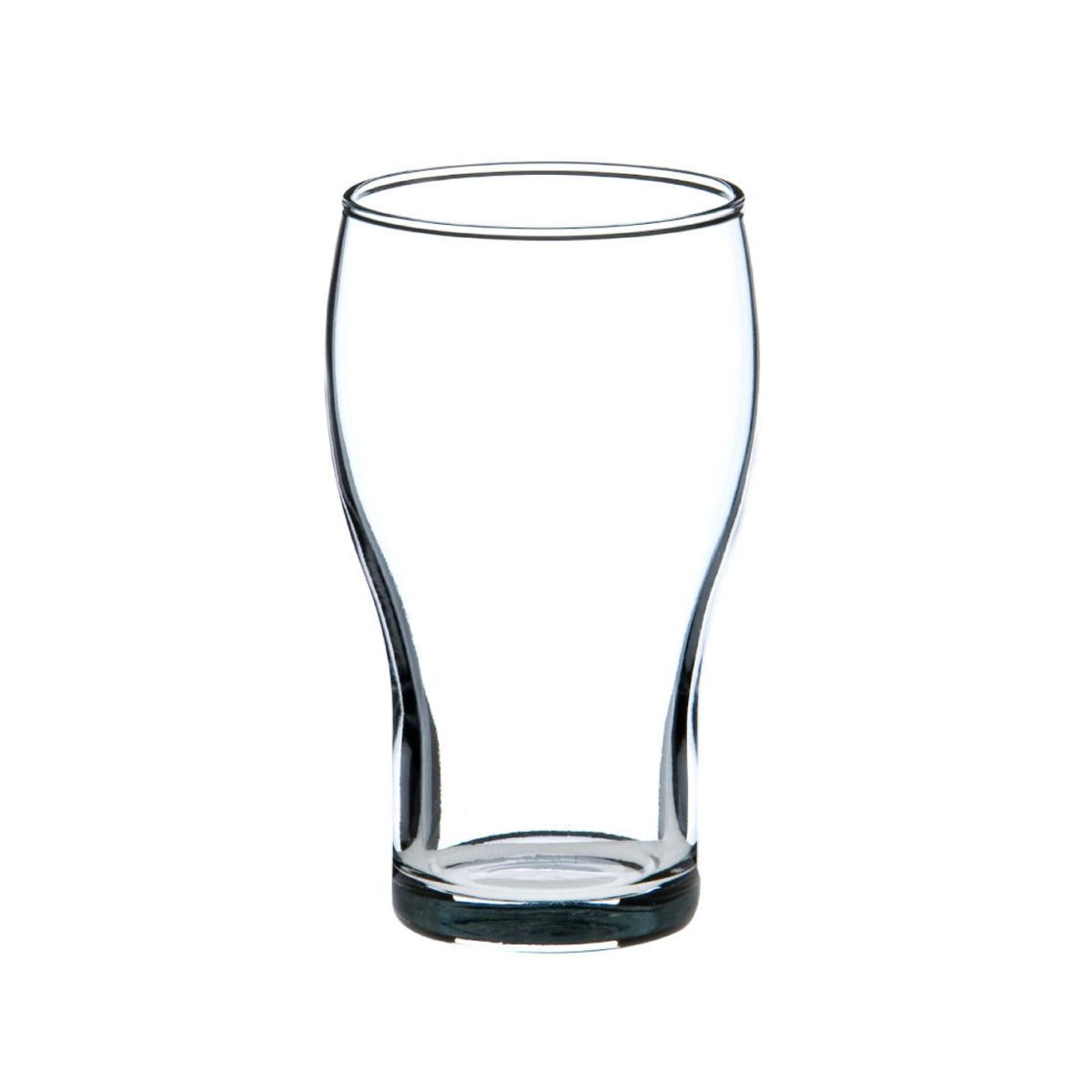 Rechteckige Vorderansicht des großen Cola 28 cl. Glas, geeignet für Softdrinks oder Wasser. Rechteckige Vorderansicht des großen Cola 28 cl. Glas, geeignet für Softdrinks oder Wasser.