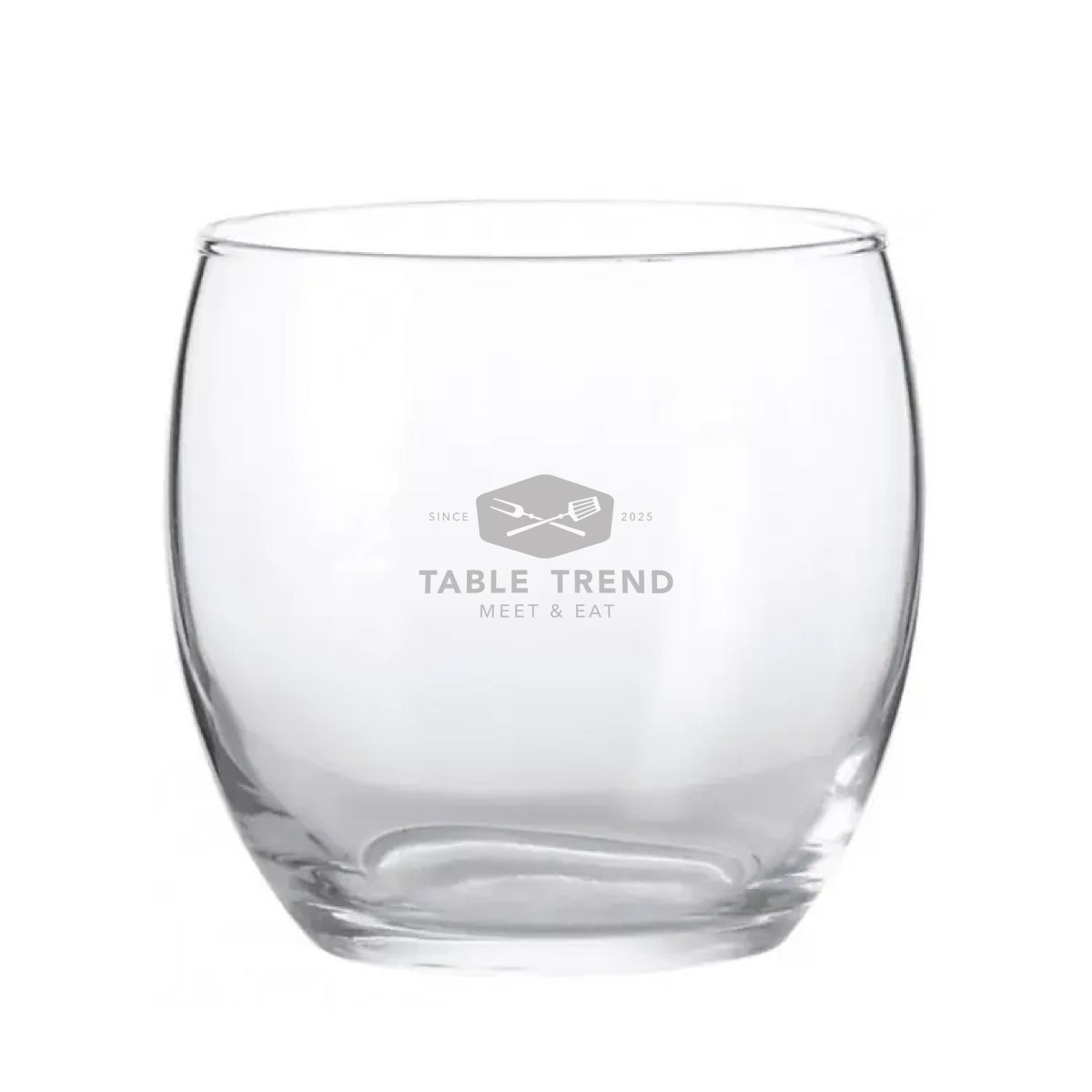 Gravur des TableTrend-Logos auf der Vorderseite des Cosy Moments Tumbler 34 cl.