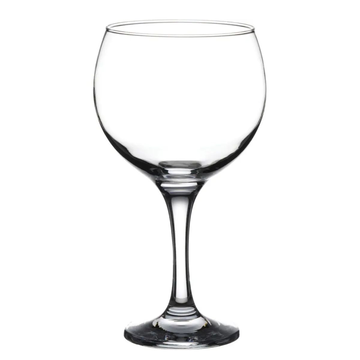 Vorderansicht von Gin Tonic Glas Bistro Cubata 63 cl. Aus klarem Glas. Vorderansicht von Gin Tonic Glas Bistro Cubata 63 cl. Aus klarem Glas.