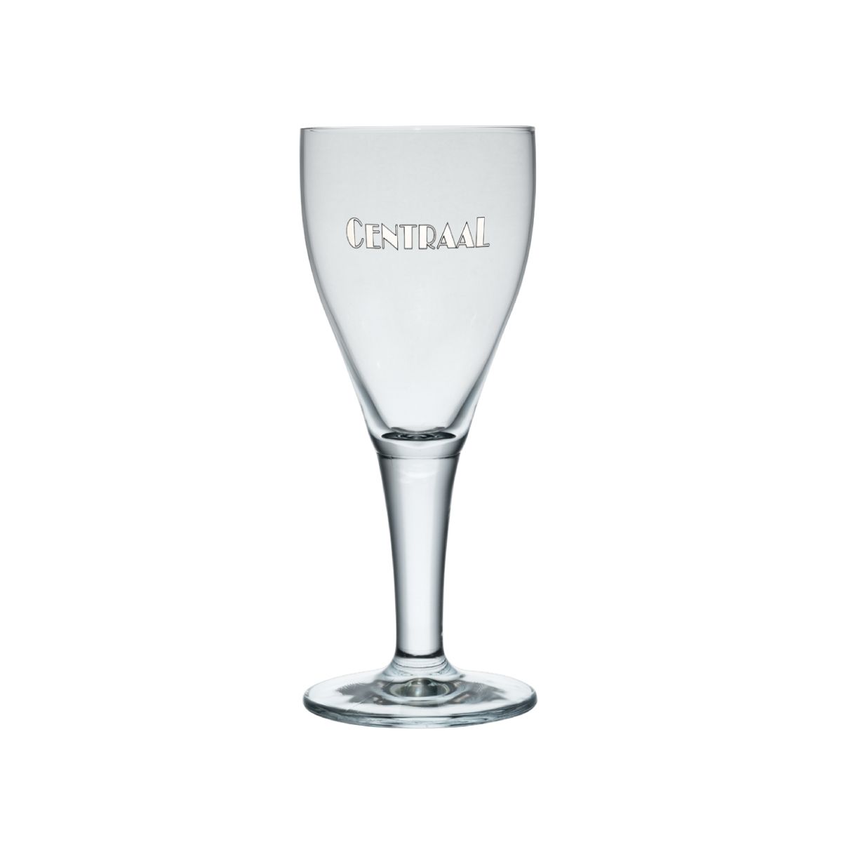 Harzer Pokal 30 cl Zapfmaß mit mehrfarbigem Logo auf der Vorderseite