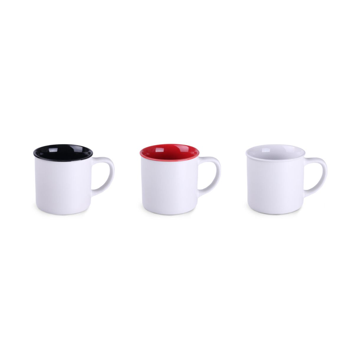 Liste der verfügbaren Farbvarianten für Mug Loft Pure 31 cl Keramik, nebeneinander dargestellt.