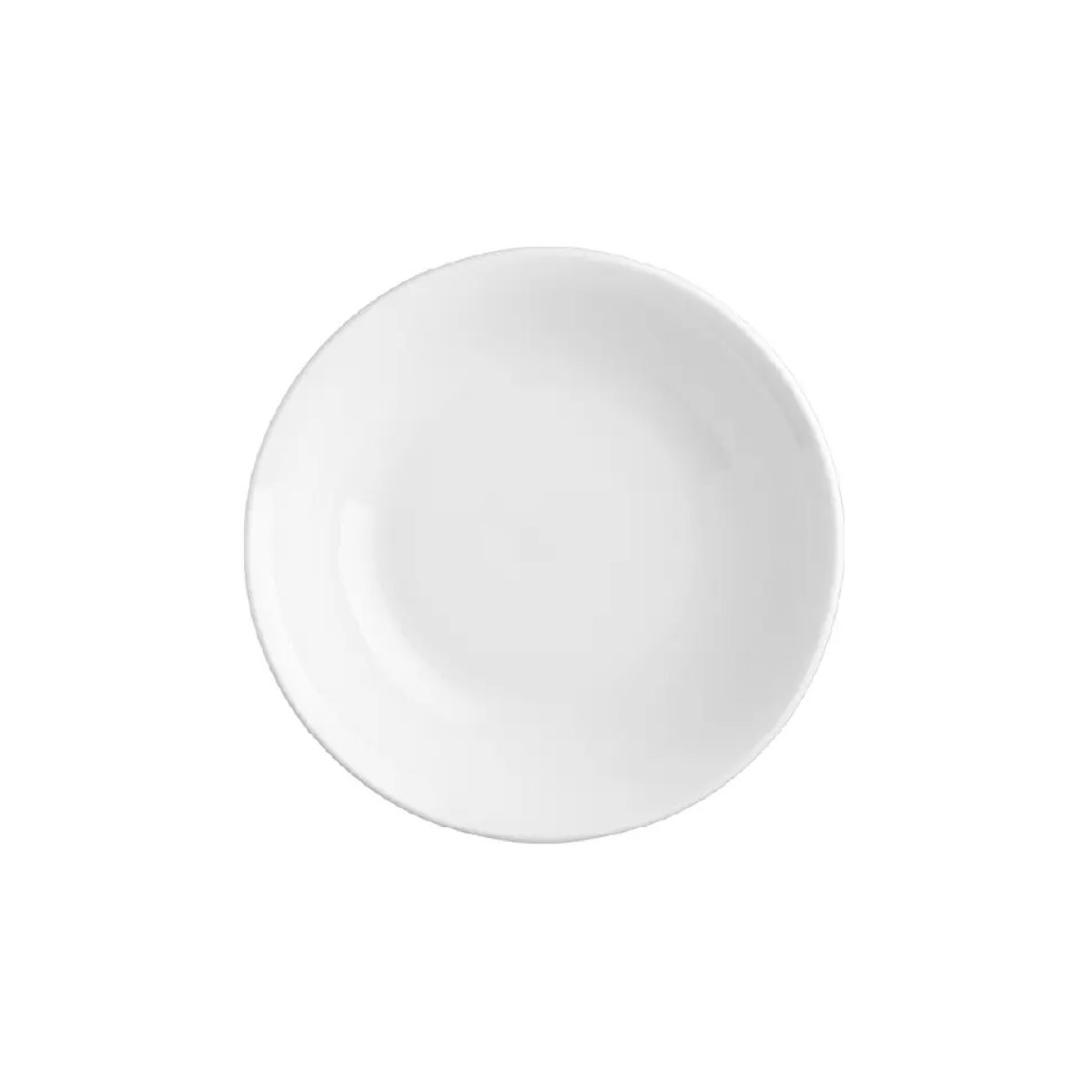 Princip 13 cm Porzellanschale in strahlendem Weiß, direkt von vorne fotografiert. Princip 13 cm Porzellanschale in strahlendem Weiß, direkt von vorne fotografiert.