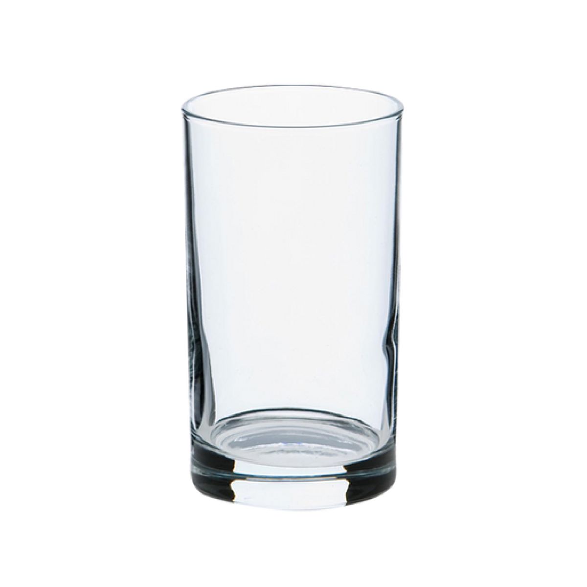 Transparentes 21 cl. Spritzglas in gerader Frontansicht, aus Klarglas. Transparentes 21 cl. Spritzglas in gerader Frontansicht, aus Klarglas.