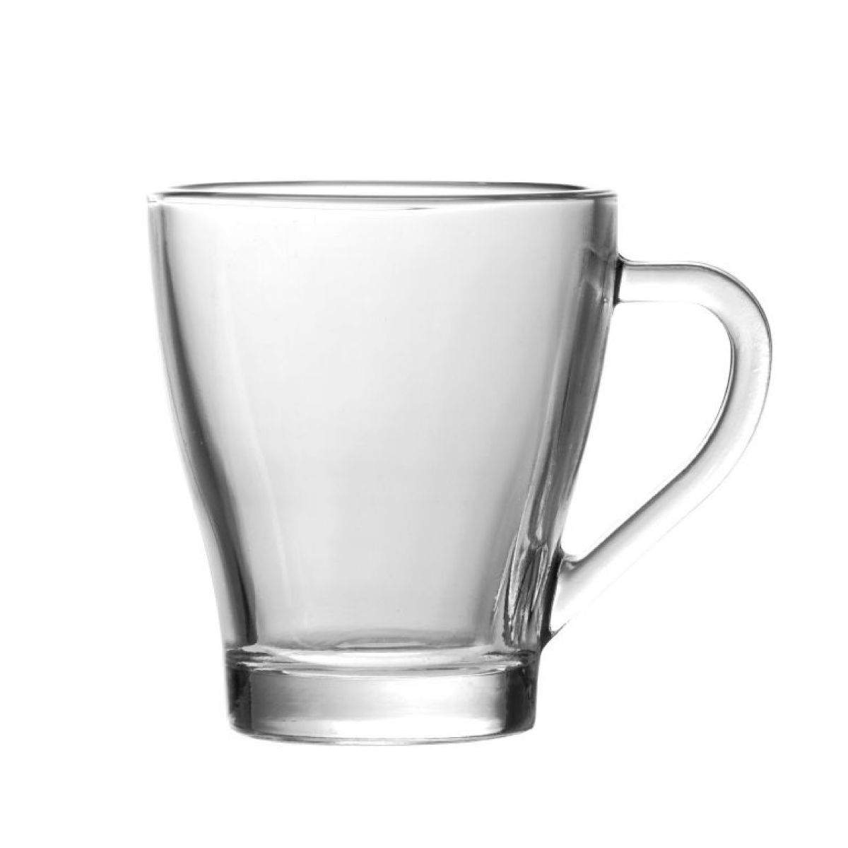 Teeglas Dom 27 cl. in transparentes Glas in der Vorderansicht ohne Aufdruck, für Tee und Heißgetränke