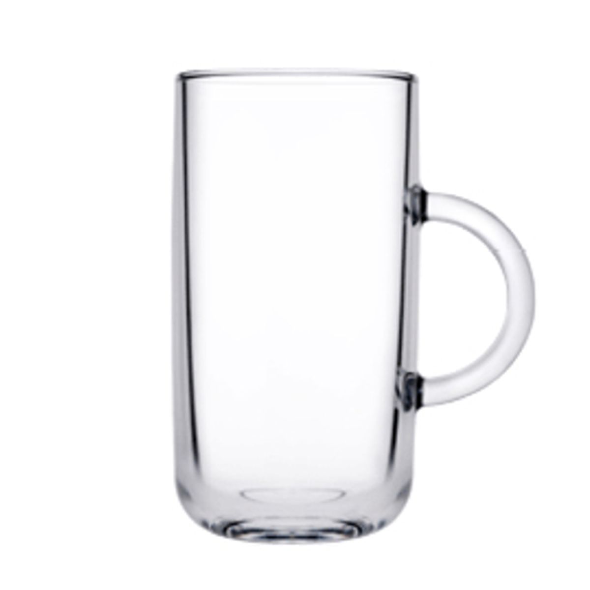 Vorderansicht des Teeglas Iconic 27 cl. gravieren mit gerader, glatter Wand. Vorderansicht des Teeglas Iconic 27 cl. gravieren mit gerader, glatter Wand.