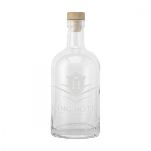 Wasserflasche Oslo 0,7 Liter Kork bedrucken Wasserflasche Oslo 0,7 Liter Kork bedrucken