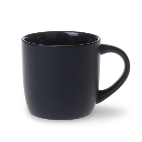 Handy Tasse Schwarz 30 cl. bedrucken: Hochwertig bedruckte Kaffeetasse.