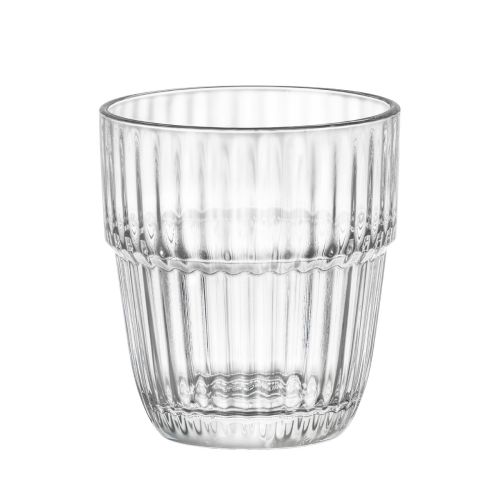 Barshine Tumbler Glas 31 cl. aus klarem, transparentem Glas, gerade Frontansicht mit symmetrischem und glattem Design.