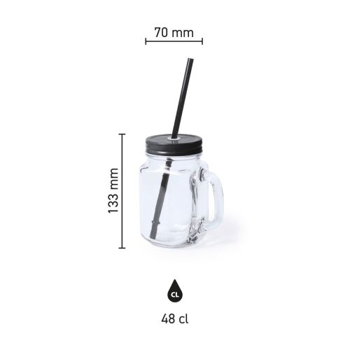 Getränkekruk Country 48 cl. (mit Deckel) mit Druck