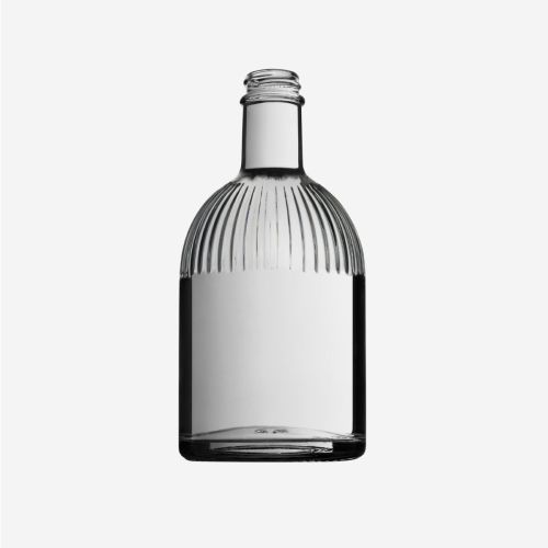 Flasche Florence 0,5 Liter, dargestellt in der Vorderansicht zur Hervorhebung von Flaschenform und Inhalt.