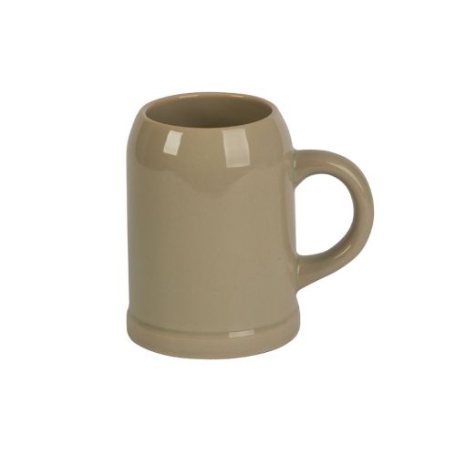 Vorderansicht eines Steinkrug 30 cl. Fassungsvermögen, robuster Bierkrug mit klassischer zylindrischer Form.