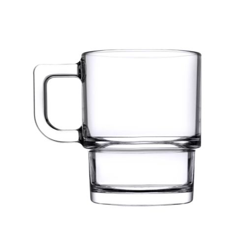 Teeglas Hill 32 cl. aus Glas, mit schlanker Frontansicht und klarem Trinkrand.