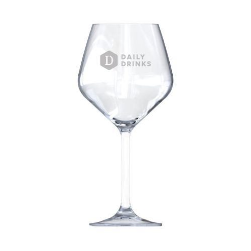 Eingraviertes DailyDrinks-Logo auf der Vorderseite des 50-cl-Glases für Arome-Wein, sichtbar in Nahaufnahme. Eingraviertes DailyDrinks-Logo auf der Vorderseite des 50-cl-Glases für Arome-Wein, sichtbar in Nahaufnahme.