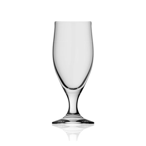 Bierglas Avano 27 cl. aus transparentem Glas, Vorderansicht ohne Aufdruck