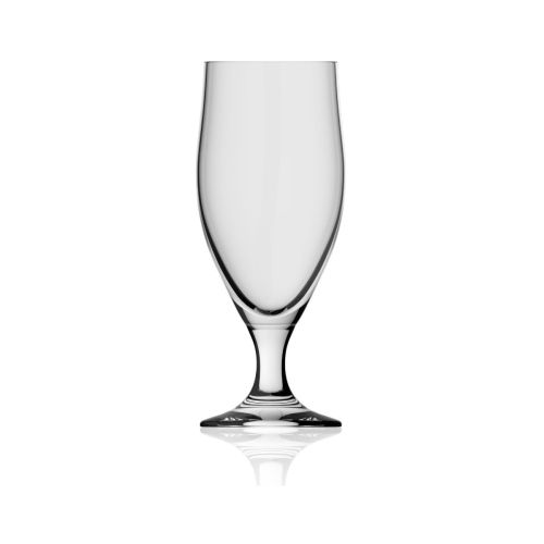 Bierglas Avano 33 cl. aus transparentem Glas, Vorderansicht ohne Aufdruck