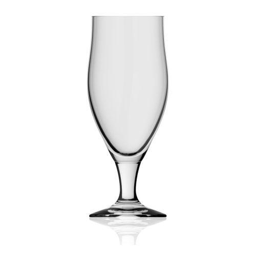 Bierglas Avano 50 cl aus transparentem Glas, Vorderansicht ohne Aufdruck