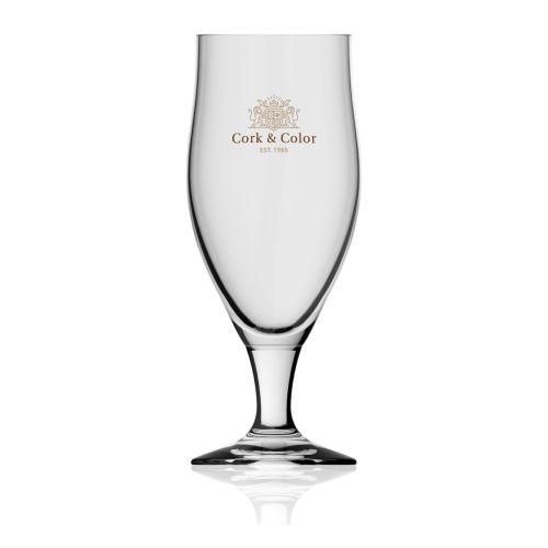 Bierglas „Avano“, 50 cl, mit mehrfarbigem CorkColor-Logo auf der Vorderseite bedruckt