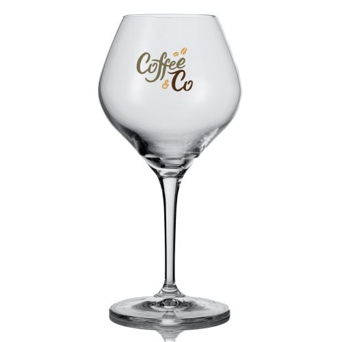 56 cl Glas mit mehrfarbigem CoffeeCo Druck auf der Vorderseite des Amoron Bierglases. 56 cl Glas mit mehrfarbigem CoffeeCo Druck auf der Vorderseite des Amoron Bierglases.