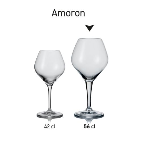 Set von Amoron-Gläsern, die übersichtlich als einheitliche Serie angeordnet sind. Set von Amoron-Gläsern, die übersichtlich als einheitliche Serie angeordnet sind.
