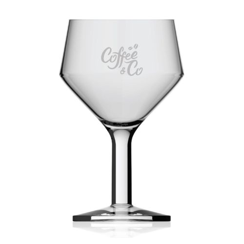 Bierglas Pater 52 cl. transparentes Glas mit eingraviertem CoffeeCo-Logo auf der Vorderseite