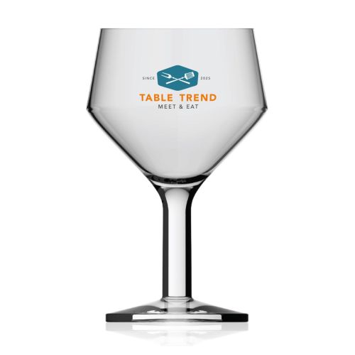 Bierglas Pater 52 cl. transparentes Glas mit mehrfarbigem TableTrend-Logo auf der Vorderseite