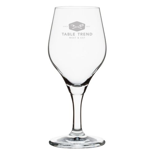 Bierglas Ronceva auf Fuß 57 cl Glas mit eingraviertem TableTrend-Logo auf der Frontplatte