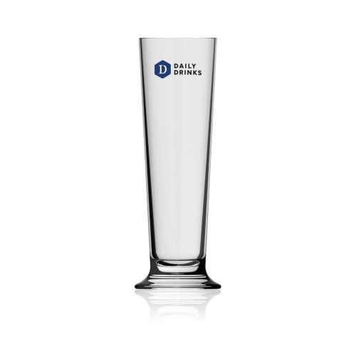 Bierglas Stange 33 cl. mit mehrfarbigem DailyDrinks-Logo auf der Vorderseite
