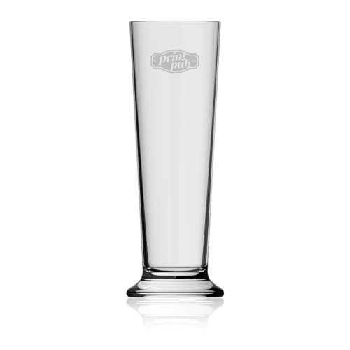 Bierglas Stange 52 cl. mit eingraviertem PrintPub-Logo auf der Vorderseite