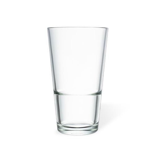 Bierglas Vaasje 25 cl. aus transparentem Glas, Vorderansicht ohne Aufdruck