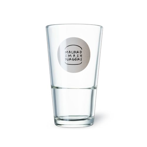 Bierglas Vaasje 25 cl. mit mehrfarbigem Maijard-Logo auf der Vorderseite